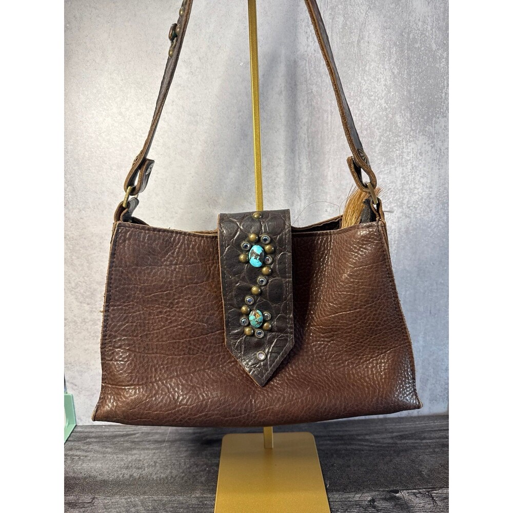 Eternal Perspective leather shoulder bag